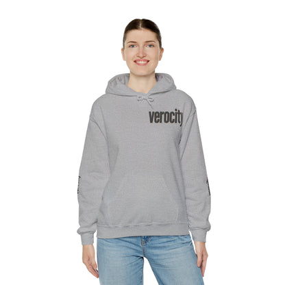 Hooded Sweatshirt - Symmetric World Design with Hidden Message