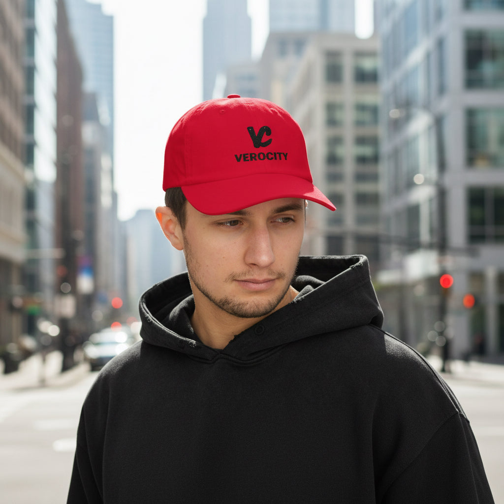 White baseball hat - lifestyle view