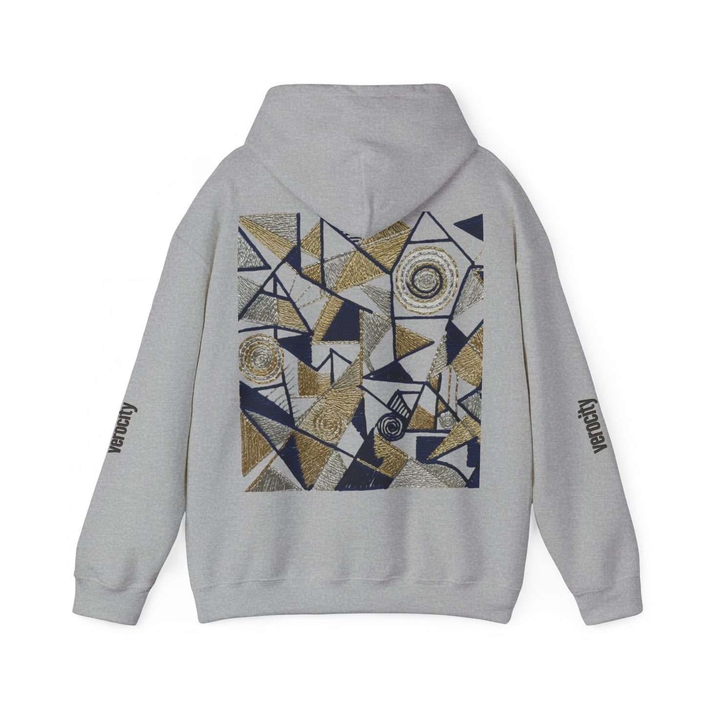 Hooded Sweatshirt - Symmetric World Design with Hidden Message