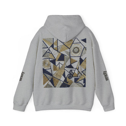 Hooded Sweatshirt - Symmetric World Design with Hidden Message