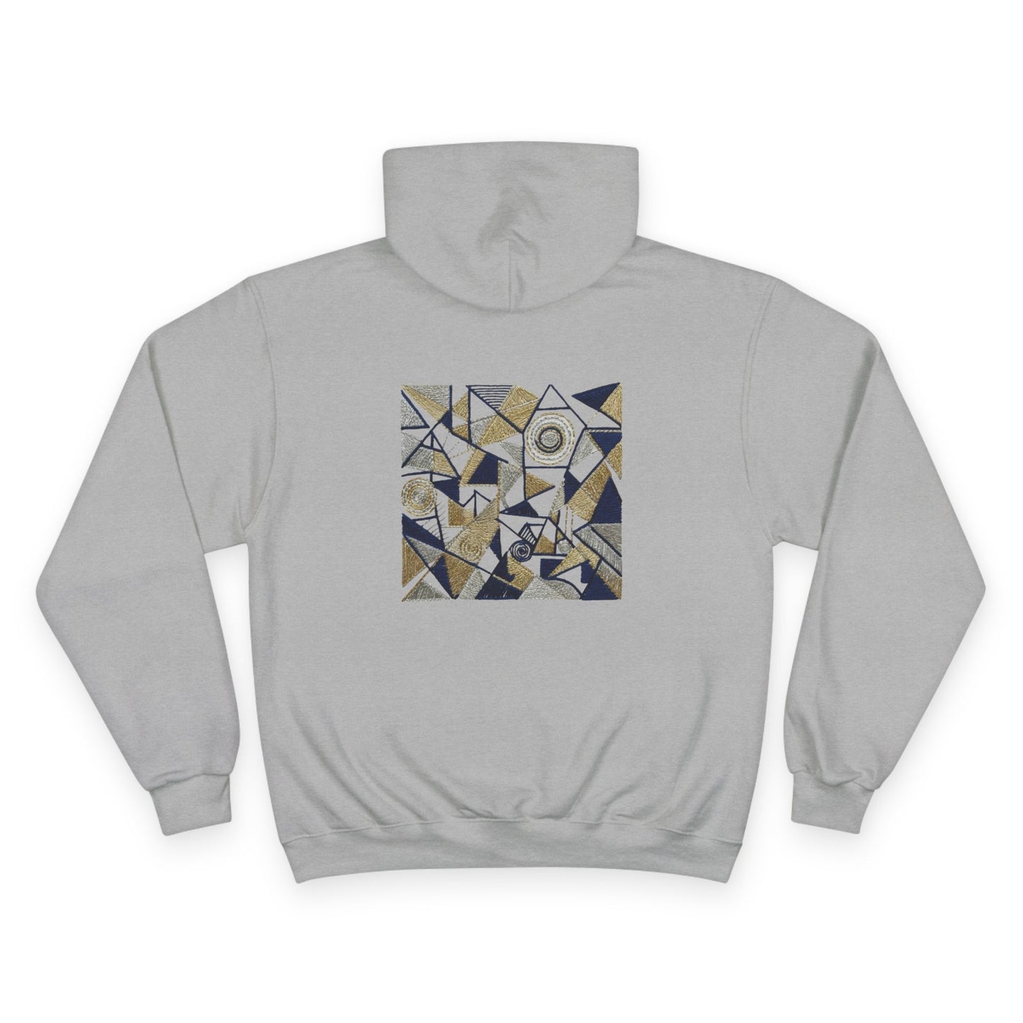 Champion hoodie with Verocity branding - side view"