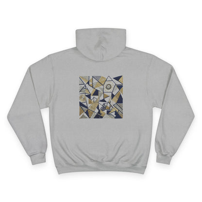 Champion hoodie with Verocity branding - side view"