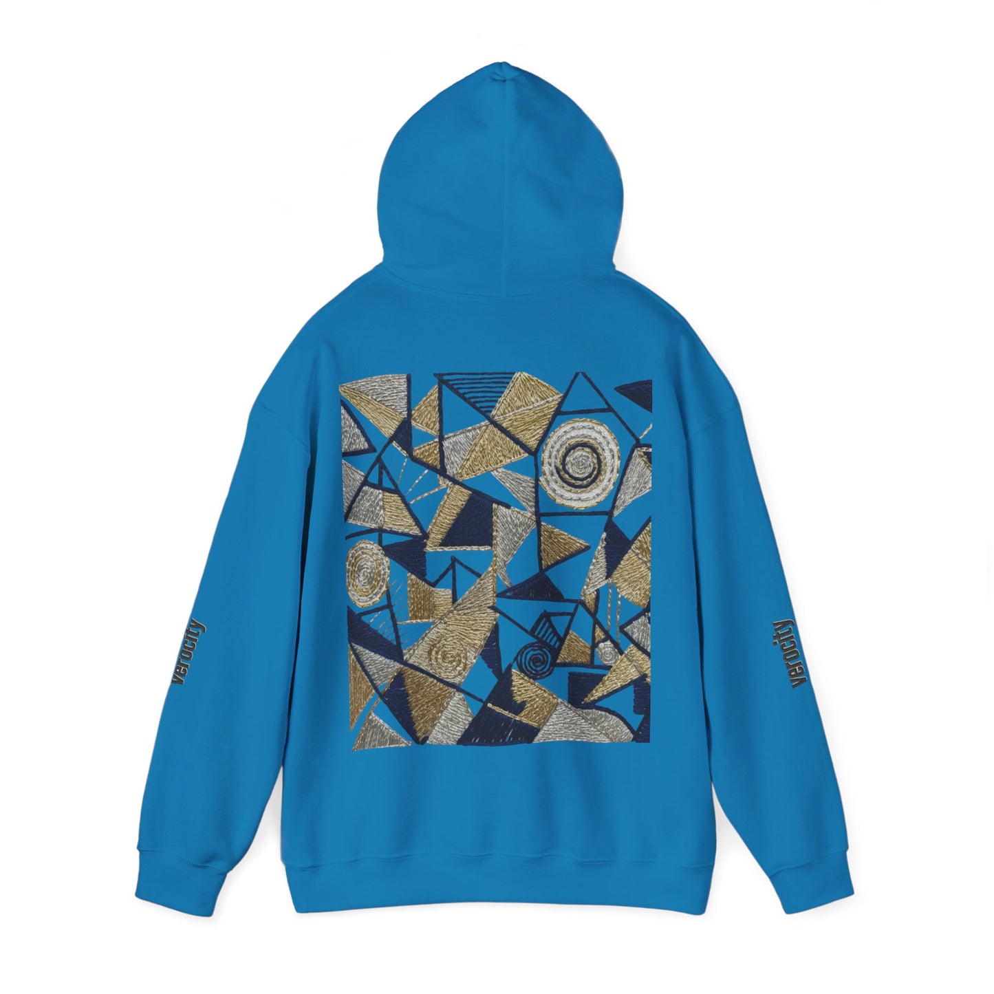 Hooded Sweatshirt - Symmetric World Design with Hidden Message