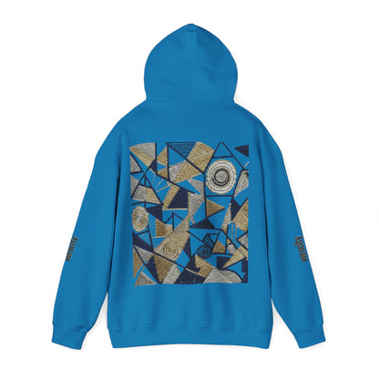 Hooded Sweatshirt - Symmetric World Design with Hidden Message
