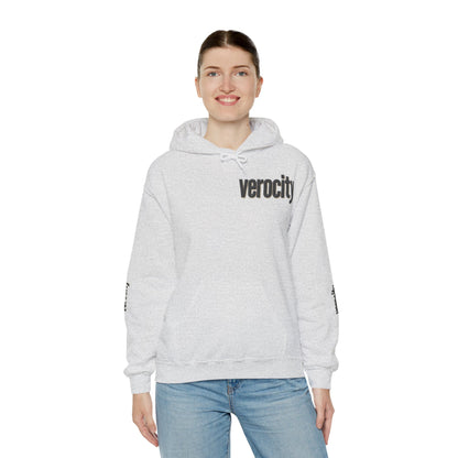 Hooded Sweatshirt - Symmetric World Design with Hidden Message