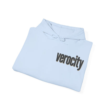 Hooded Sweatshirt - Symmetric World Design with Hidden Message