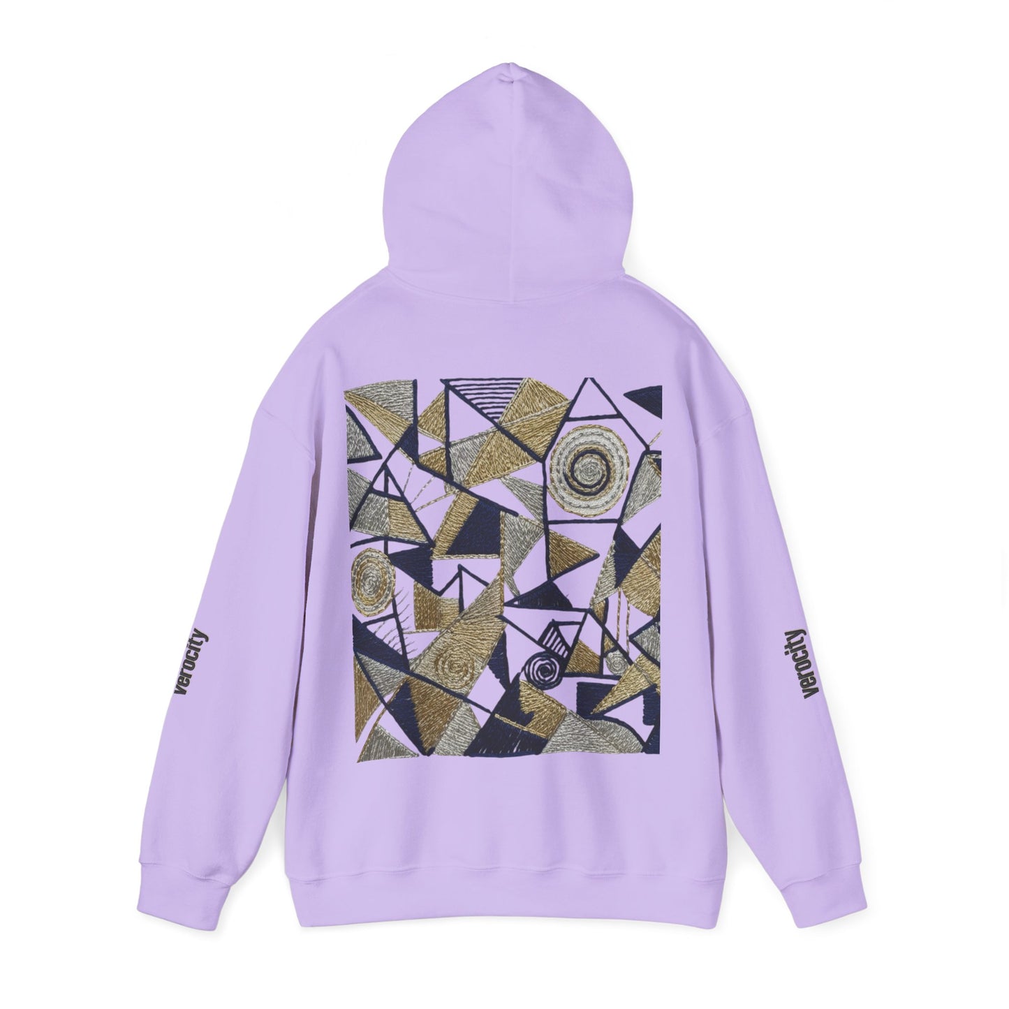 Hooded Sweatshirt - Symmetric World Design with Hidden Message