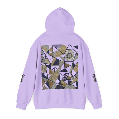 Hooded Sweatshirt - Symmetric World Design with Hidden Message