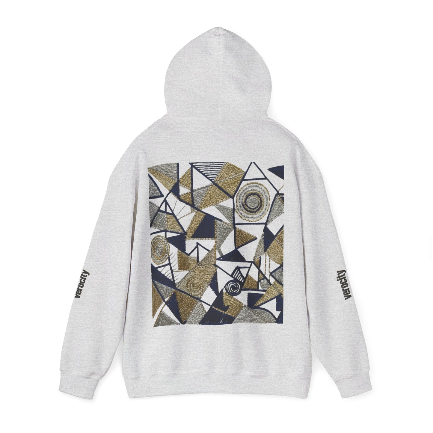 Hooded Sweatshirt - Symmetric World Design with Hidden Message