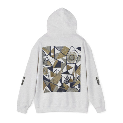Hooded Sweatshirt - Symmetric World Design with Hidden Message