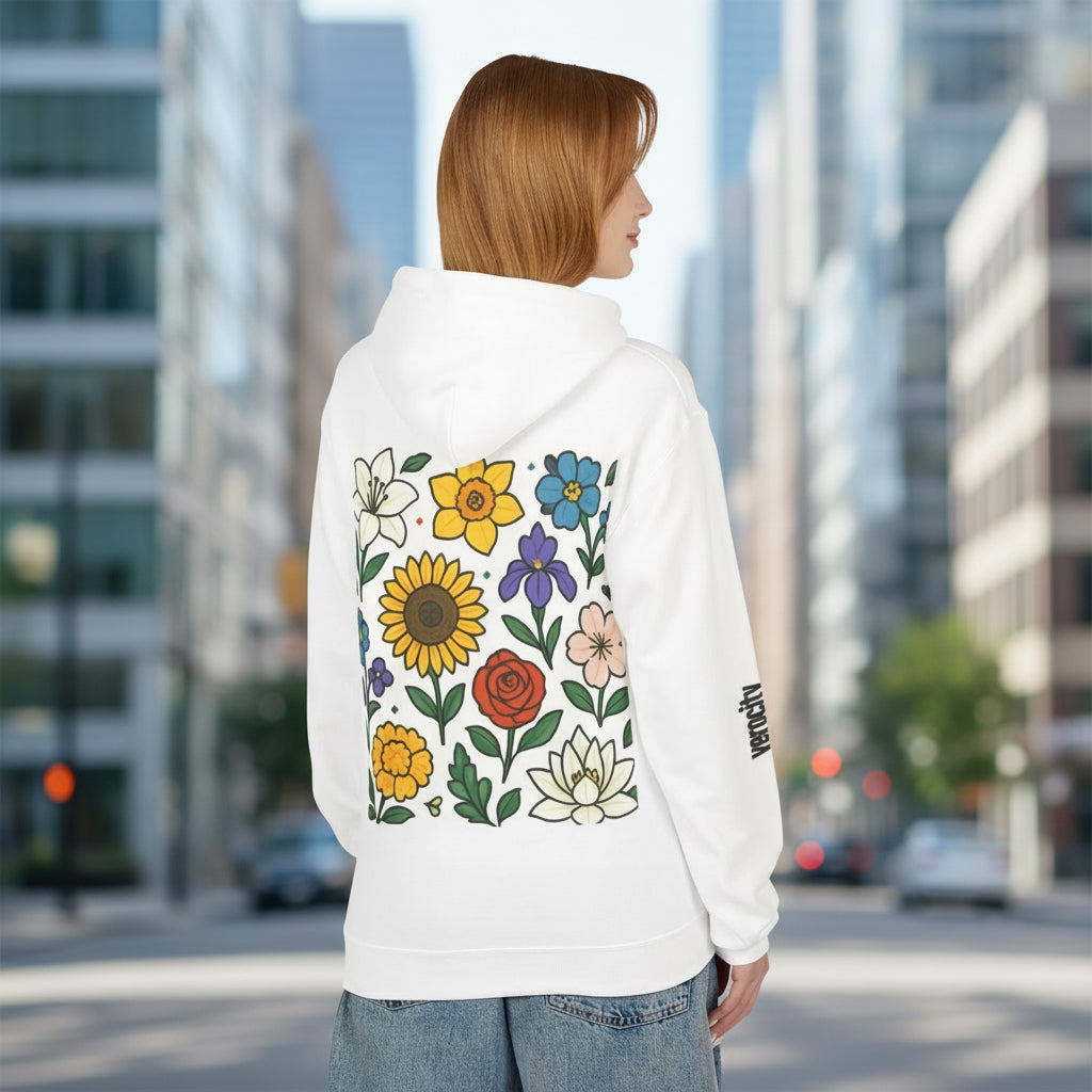 Unisex midweight hoodie - lifestyle shot"