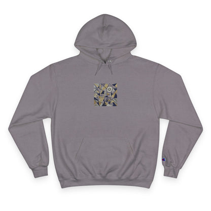 Verocity logo hoodie in charcoal heather - front view