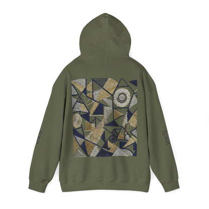 Hooded Sweatshirt - Symmetric World Design with Hidden Message