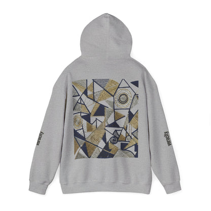 Hooded Sweatshirt - Symmetric World Design with Hidden Message