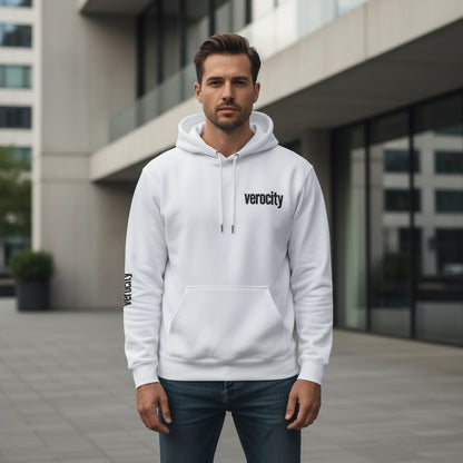 Positive Flower hoodie with love, honesty, patience and peace symbols"