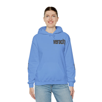 Hooded Sweatshirt - Symmetric World Design with Hidden Message