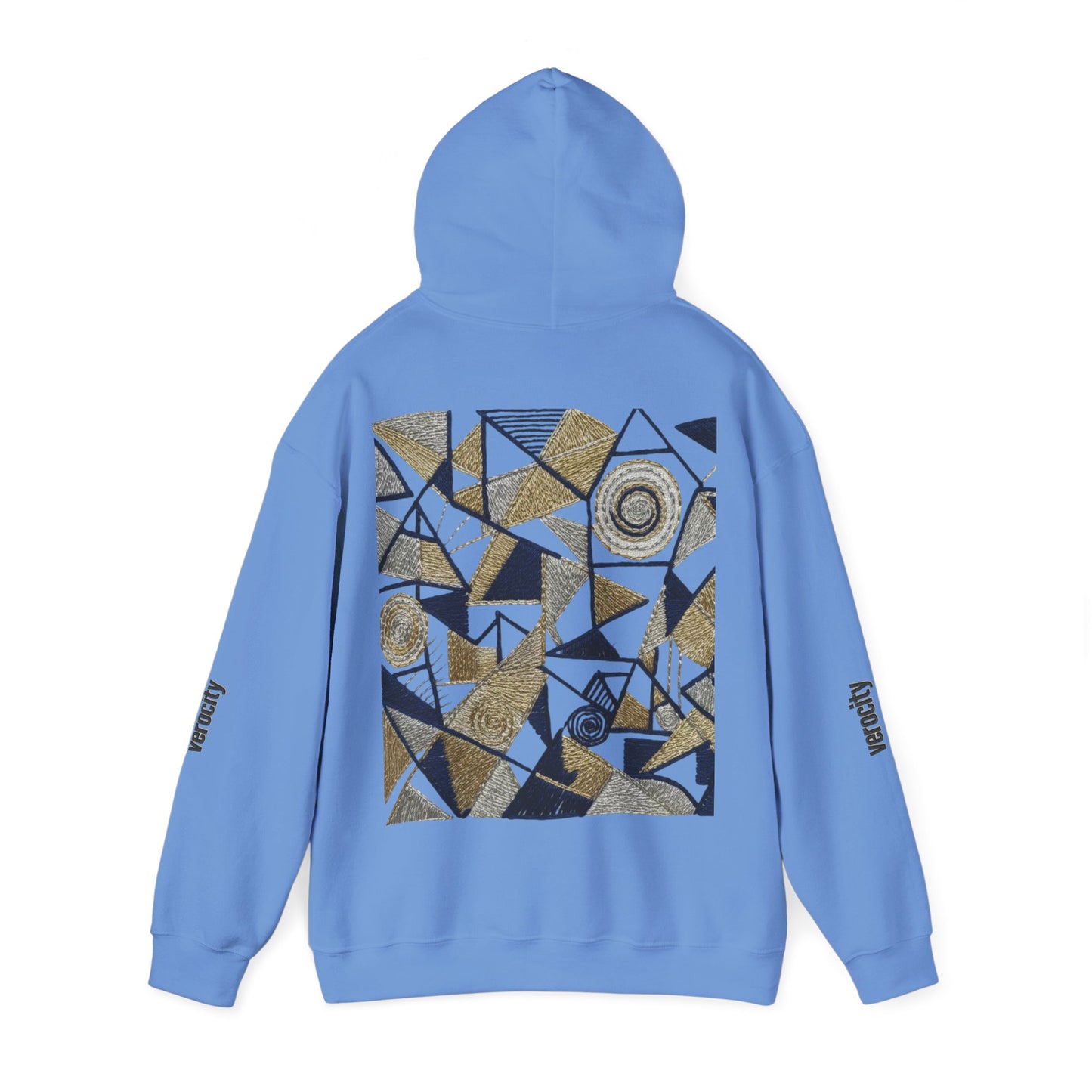 Hooded Sweatshirt - Symmetric World Design with Hidden Message