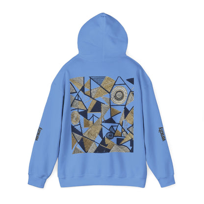 Hooded Sweatshirt - Symmetric World Design with Hidden Message
