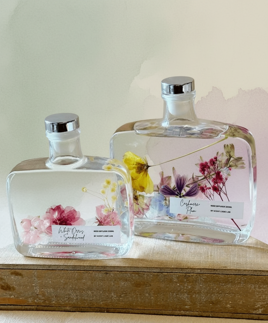 Handmade Botanical Reed Diffuser 12 OZ - Premium Aromatherapy Decor-1