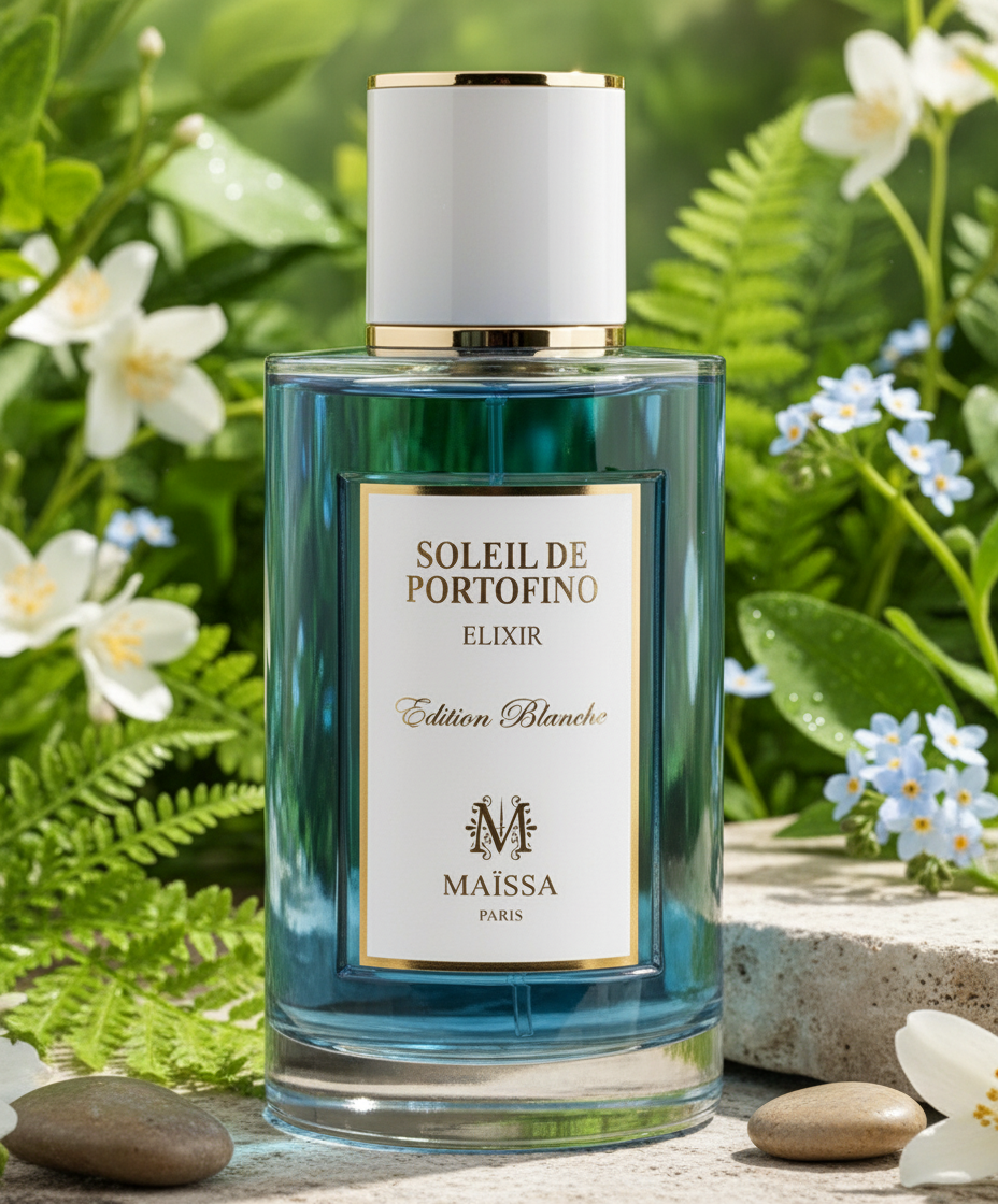 Maissa Perfume UK - Soleil de Portofino display