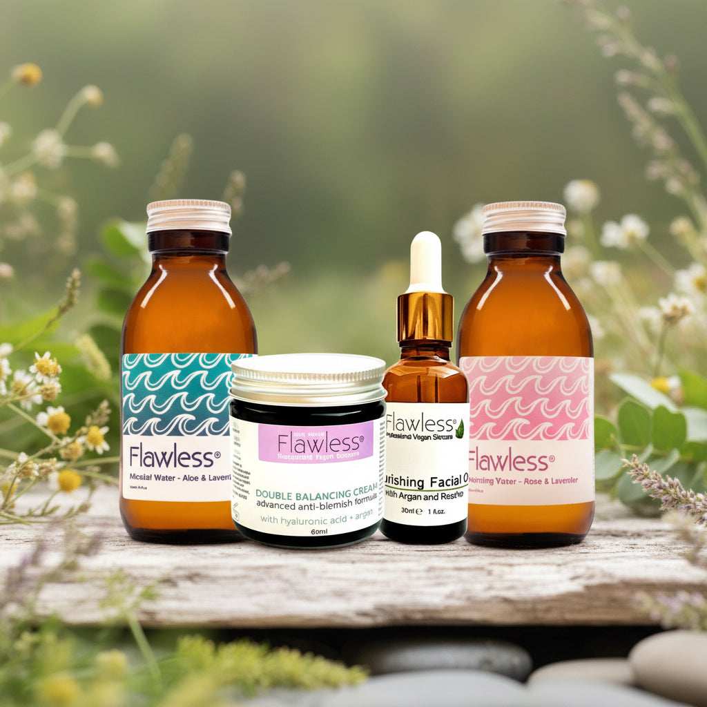 Flawless skincare bundle - lifestyle shot