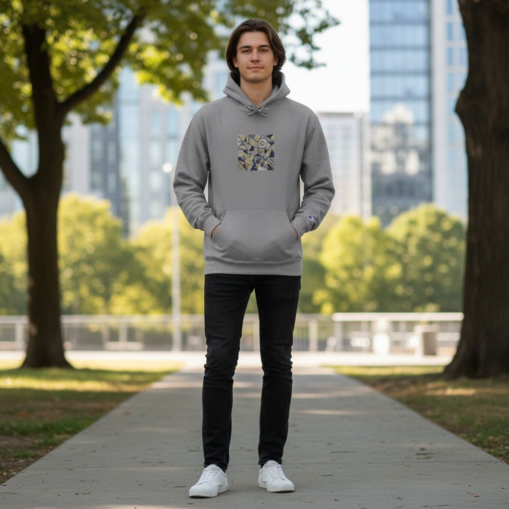 Verocity Logo Hoodie — Bold Retro Text Champion Hoodie